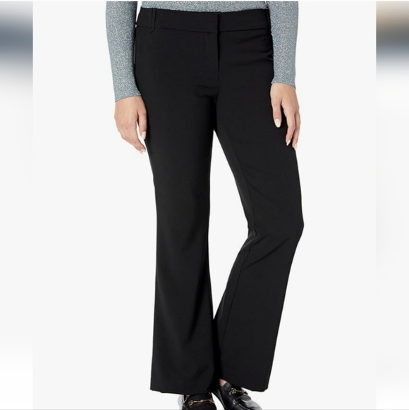Briggs New York Pants - BRIGGS Classic Black Flare Pants Womans Size 8